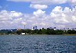 Brasilia's Skyline seen from Lake Paranoa