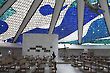 Metropolitan Cathedral Interior, Brasilia, Brazil