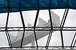 Bell Tower Seen Through Stained Glass , Metropolitan Cathedral, Brasilia, Brazil