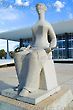 Justice Statue, Three Powers Square, Brasilia, Brazil