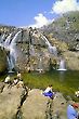 Chapada dos Veadeiros, Carioquinhas Waterfall, Goias, Brazil