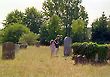 Kids in a Churchyard, England