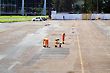 Workers Cleaning Streets, Brasilia, Brazil