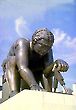 Sir Isaac Newton Statue, British Library, London, England