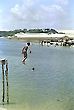 Boy Jumping In the water