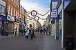 Ipswich Shopping, Westgate Street, Christmas time, Suffolk, England