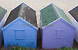 Southwold beach huts, Suffolk, England, Europe