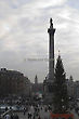 Trafalgar Square, Christmas time, Big Ben in background, London, England